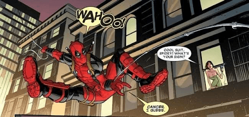  funny panel from a deadpool comic