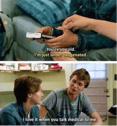 a funny scene from the Fault in our Stars movie