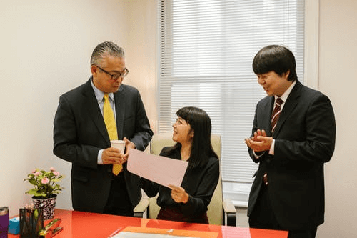 Business People Inside an Office