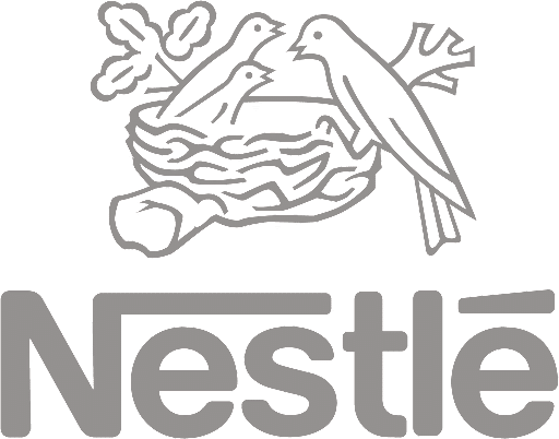 Black and White Nestle Logo